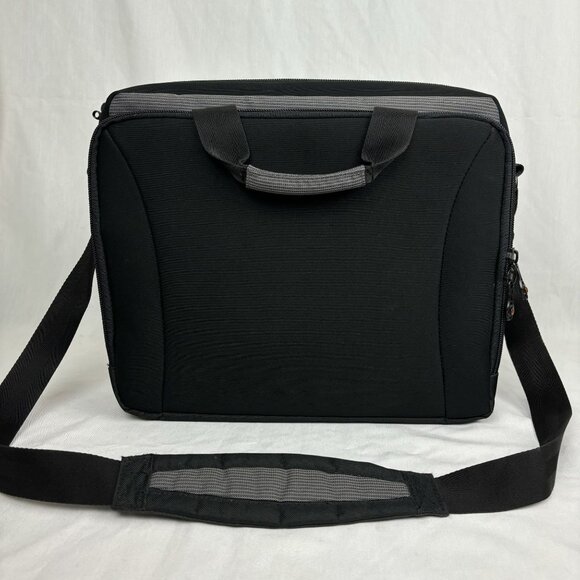 SwissGear Wenger Black & Gray Laptop Bag - Multiple Compartments Durable Fabric. - Picture 2 of 16